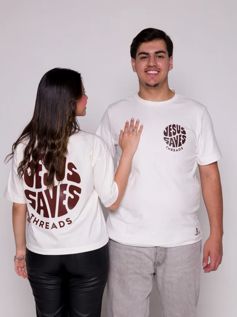 Camiseta Veste Fé padrão de corte diferenciado para moda cristã